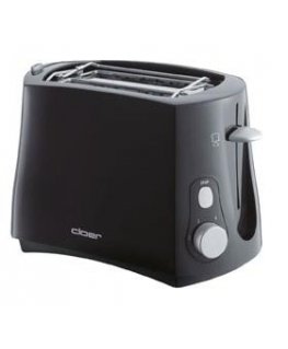 Cloer 3310 toaster 2 slice(s) 825 W Black