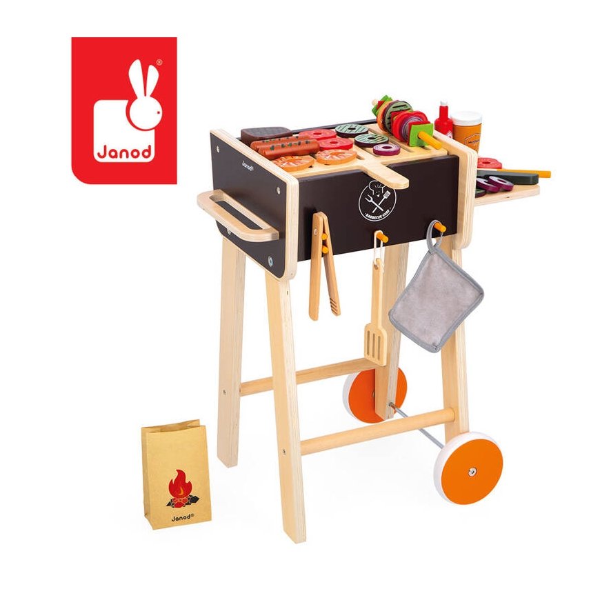 Janod Grill drewniany z akcesoriami – 2