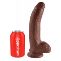 Pipedreams KING COCK 9" COCK BROWN WITH BALLS 22.9 CM Pipedreams KING COCK 9" COCK BROWN WITH BALLS 22.9 CM