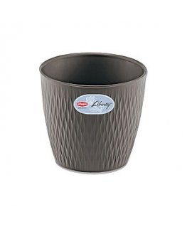 Flowerpot Liberty Ø16x15cm grey