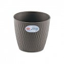 Flowerpot Liberty Ø16x15cm grey Flowerpot Liberty Ø16x15cm grey