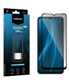 MyScreen Diamond Glass Lite Edge Full Glue Black do Realme C55/10 Pro