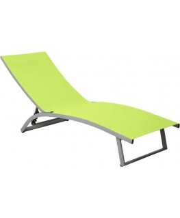 Łóżko plażowe Summer 5-pozycyjne limonka PATIO