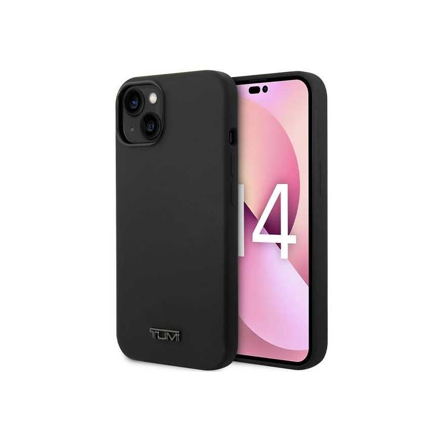 Dėklas Tumi TUHCP14SSK iPhone 14 / 15 / 13 6,1" juoda/juodas hardcase Liquid Silicone