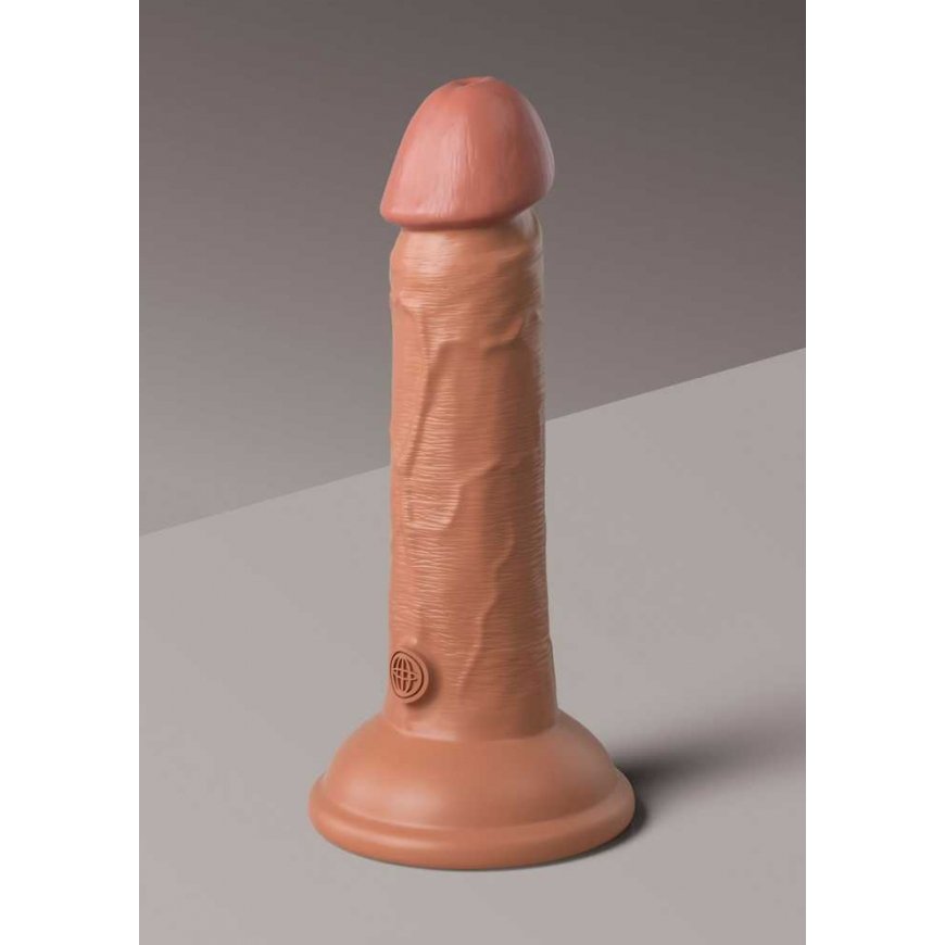 Pipedreams KING COCK ELITE - REALISTINĖ SILICONE DILDO 15,2 CM CARAMEL – 2