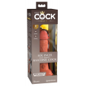 Pipedreams KING COCK ELITE - REALISTINĖ SILICONE DILDO 15,2 CM CARAMEL