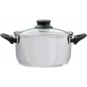 Stainless steel pot with lid Lima 16 cm DOMOTTI Stainless steel pot with lid Lima 16 cm DOMOTTI