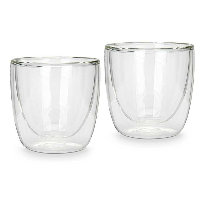 Fissman 2 dvigubų sienelių stiklinių rinkinys 100 ml