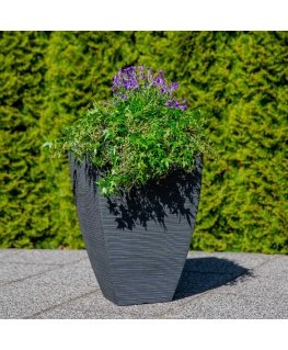 Donica ogrodowa kwadratowa 60 cm anthracite PATIO