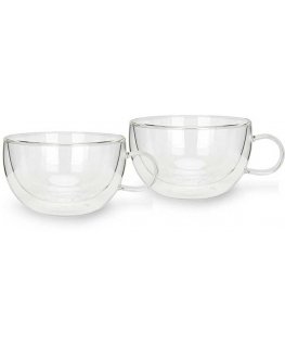 Fissman set of 2 double-walled mugs 330 ml