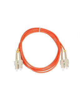 Extralink Потч-корд SC/UPC-SC/UPC Многомодовый, Duplex, 50/125, 3 мм, 1m
