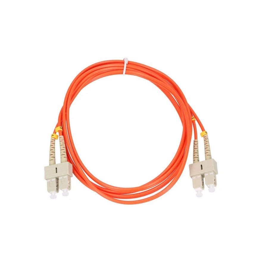 Extralink Потч-корд SC/UPC-SC/UPC Многомодовый, Duplex, 50/125, 3 мм, 1m