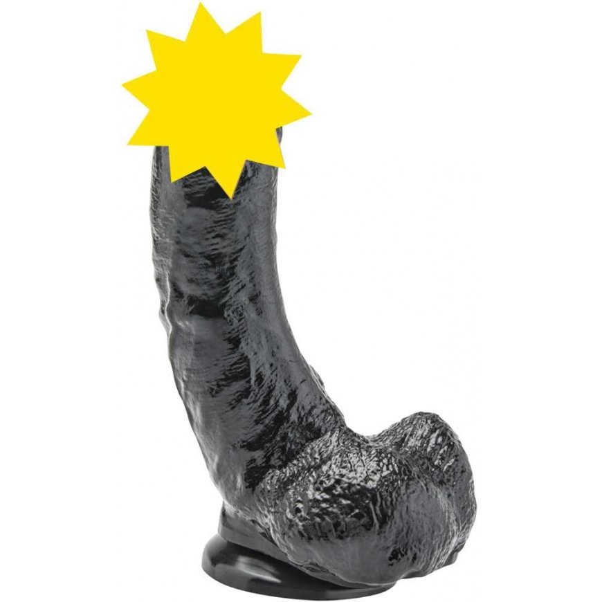 Get Real TOYJOY Dildo black realistic penis przyssawka 20cm – 4