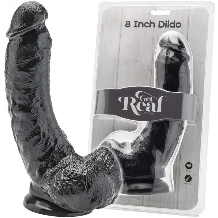 Get Real TOYJOY Dildo black realistic penis przyssawka 20cm – 5
