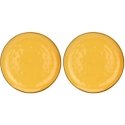 Rose&Tulipani 2 Concerto Ocra round plates set - Yellow, 32 cm Rose&Tulipani 2 Concerto Ocra round plates set - Yellow, 32 cm