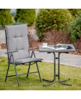 Garden table Dine & Relax 70 x 70 cm pizarra PATIO
