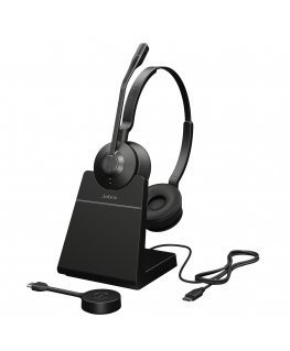 Jabra 9559-435-111 austiņas un brīvroku komplekts Bezvadu Birojs / zvanu centrs Melns, Titāns