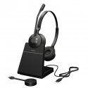 Jabra 9559-435-111 austiņas un brīvroku komplekts Bezvadu Birojs / zvanu centrs Melns, Titāns