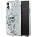 Case Karl Lagerfeld KLHMN61LGCHSGH iPhone 11 / Xr 6.1" hardcase transparent Liquid Glitter Choupette Head Magsafe Case Karl Lagerfeld KLHMN61LGCHSGH iPhone 11 / Xr 6.1" hardcase transparent Liquid Glitter Choupette Head Magsafe