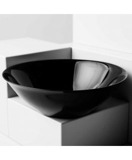 Salad bowl Carine Black 27 cm LUMINARC