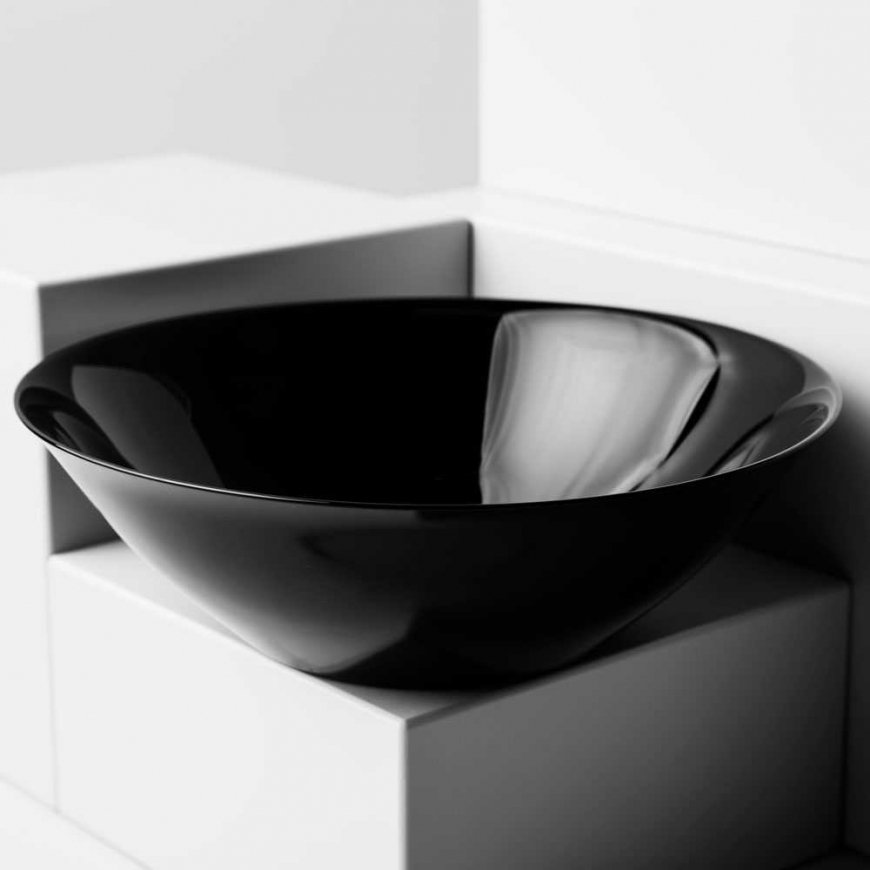 Salad bowl Carine Black 27 cm LUMINARC