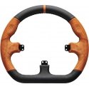 Asetek SimSports GT Rim - Closed D, Leder - orange Asetek SimSports GT Rim - Closed D, Leder - orange