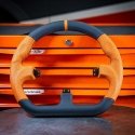 Asetek SimSports GT Rim - Closed D, Leder - oranžinis Asetek SimSports GT Rim - Closed D, Leder - oranžinis