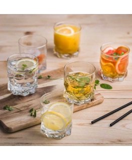 Set of 6 Diamond low glasses 325 ml AMBITION