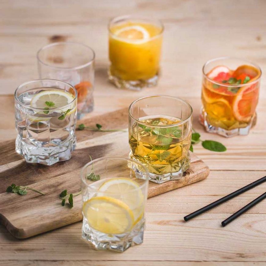 Set of 6 Diamond low glasses 325 ml AMBITION