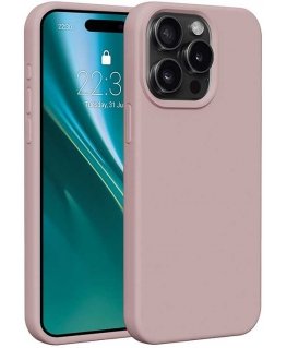 Case Etteri Silicone case for iPhone 15 Pro Max 6.7" light pink