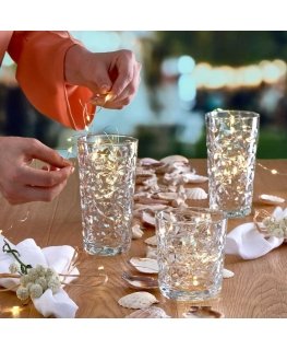 Set of 4 low glasses Estrella 360 ml PASABAHCE