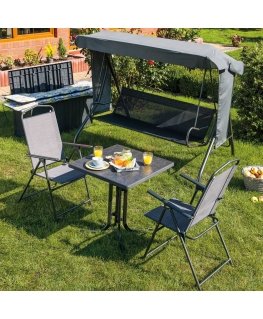 Table Dine & Relax 70 x 70 cm pizarra / anthracite PATIO