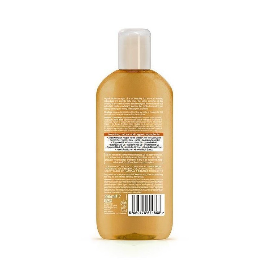 Dr Organic Moroccan Argan Oil 265 ml Šampūns Sievietes – 3
