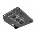 Icy Dock MB411SPO-B diskų įrenginio skyriaus dangtelis Juoda