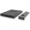 Icy Dock MB411SPO-B diskų įrenginio skyriaus dangtelis Juoda