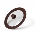 Fissman Dangtis TRIPLEX 24/26 / 28cm Multi-size, Tamsiai rudas (stiklas)