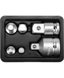 Yato YT-10671 veržliarakčio adapteris ir ilgintuvas 6 vnt