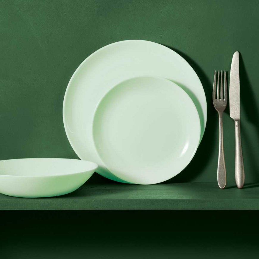 Serwis obiadowy dla 6 osob Diwali Paradise Green 18-element LUMINARC