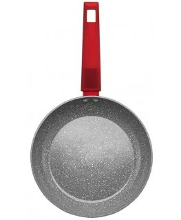 Pan with coating Qualum Ceramic Stone Edition Ombre Red 20 cm AMBITION