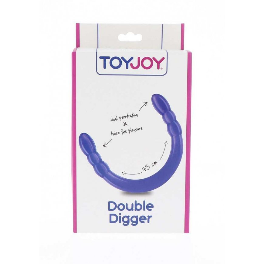 TOYJOY Dvigubas dildo 2 dalys, dvipusis, ilgis 45 cm – 5