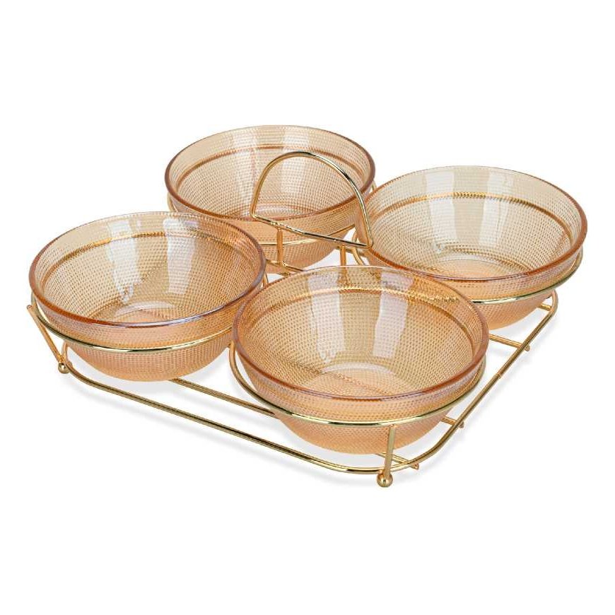 Fissman Dubenėlių rinkinys 4 vnt. metaliniame stove