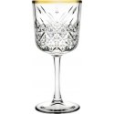 Komplet 4 kieliszków Timeless Gold do wina 330 ml PASABAHCE
