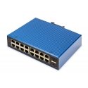 Digitus DN-651158 võrgulüliti Juhitav L2 Gigabit Ethernet (10/100/1000) Must, Sinine Digitus DN-651158 võrgulüliti Juhitav L2 Gigabit Ethernet (10/100/1000) Must, Sinine
