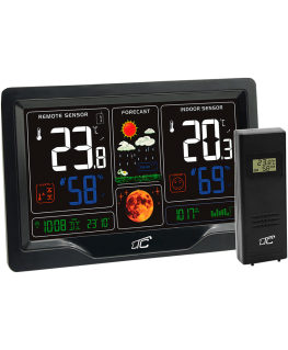 LP Weather station with color display, black LXSTP09C