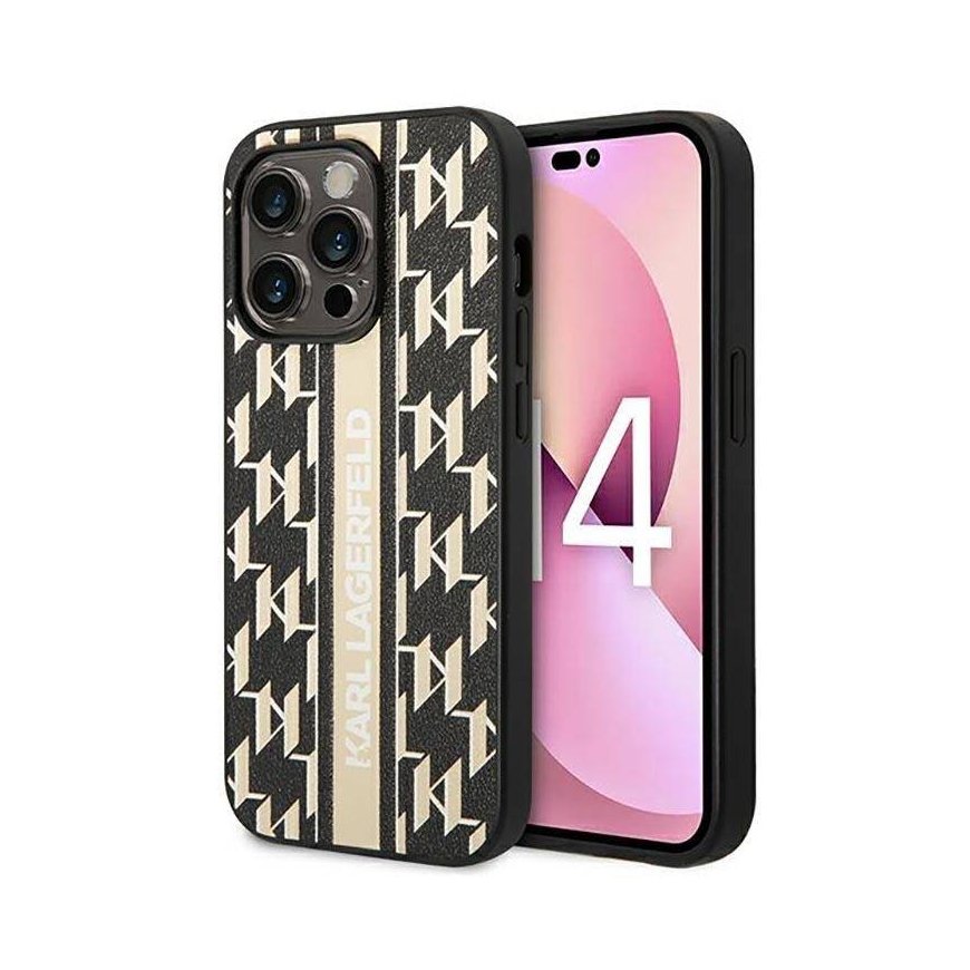 Karl Lagerfeld KLHCP14LPGKLSKW iPhone 14 Pro 6,1" hardcase brązo