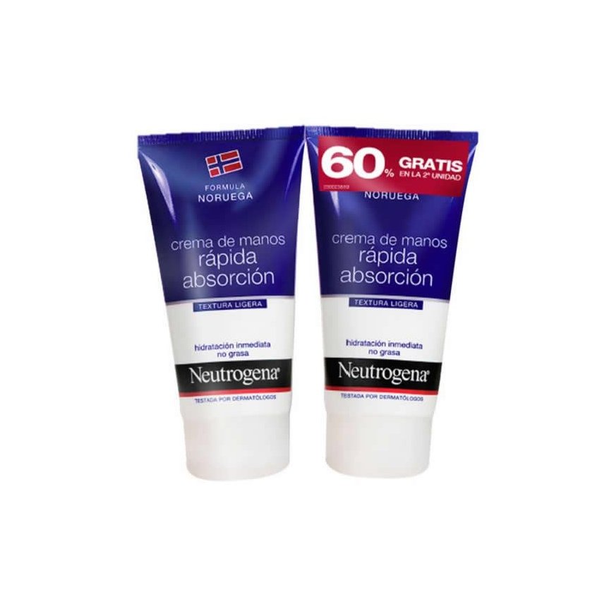 Neutrogena Formula Fast Absorbing Hand 2x75ml