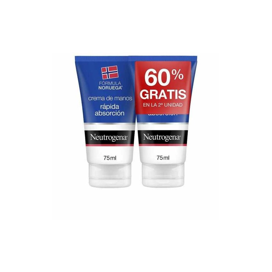 Neutrogena Formula Fast Absorbing Hand 2x75ml – 4