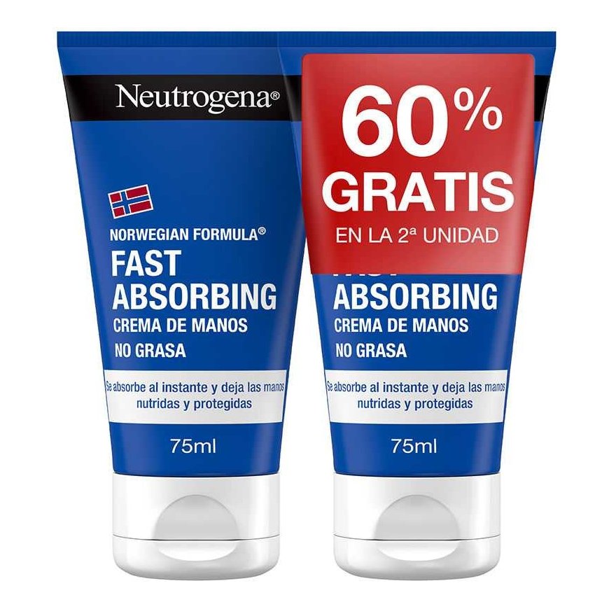 Neutrogena Formula Fast Absorbing Hand 2x75ml – 5