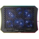Rampage Rampage cooling pad METAFOR 6 Fan cooling pad 10"-19" Rampage Rampage cooling pad METAFOR 6 Fan cooling pad 10"-19"