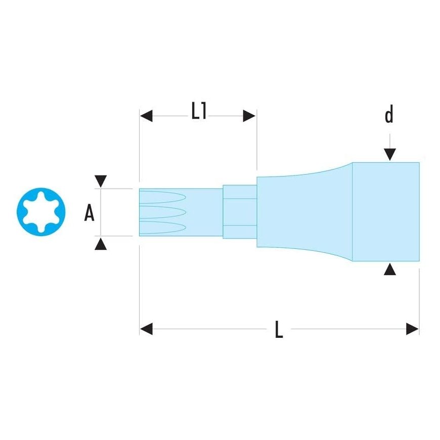 Facom SXM.27 screwdriver bit 1 pc(s) – 2
